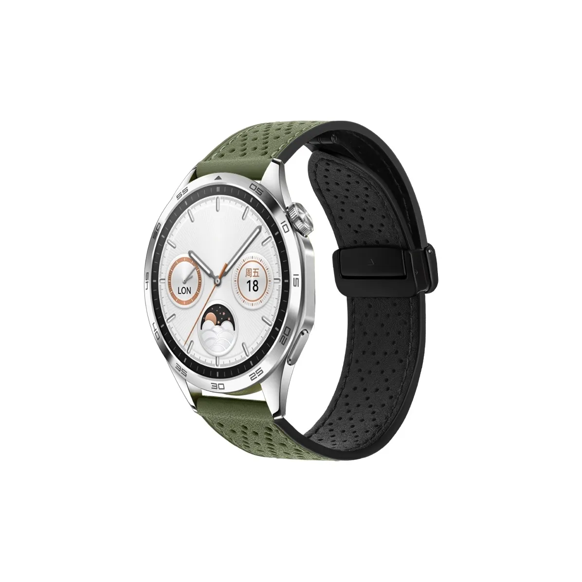 IBOANN Ремешок Совместимость с Huawei натуральная кожа материал