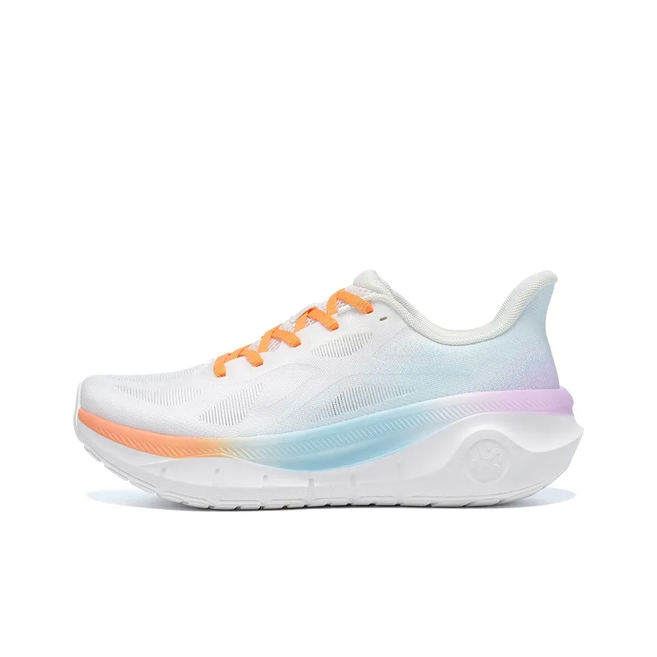 BMAI Pioneers Thick Tao EVA Blended PEBA Thickened Midsole Mid Top Running Shoes Men's Cloudy White