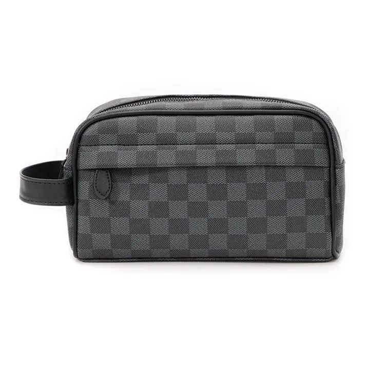 CARTELO PVC Clutch Handheld Bag Toiletry Bag Regular Unisex Black