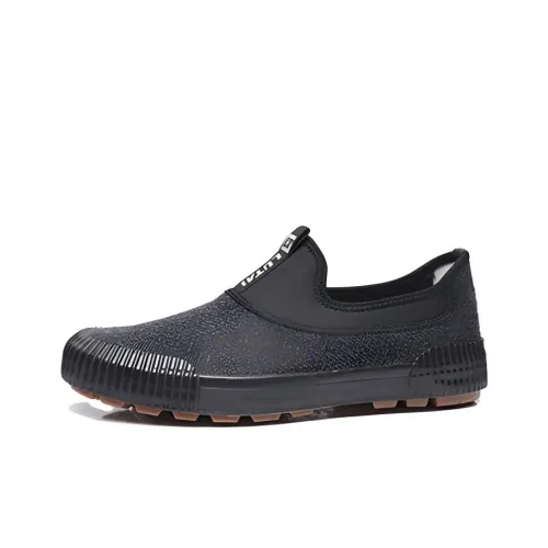 Rutai Мужские повседневные туфли Low Top Черные для мужчин