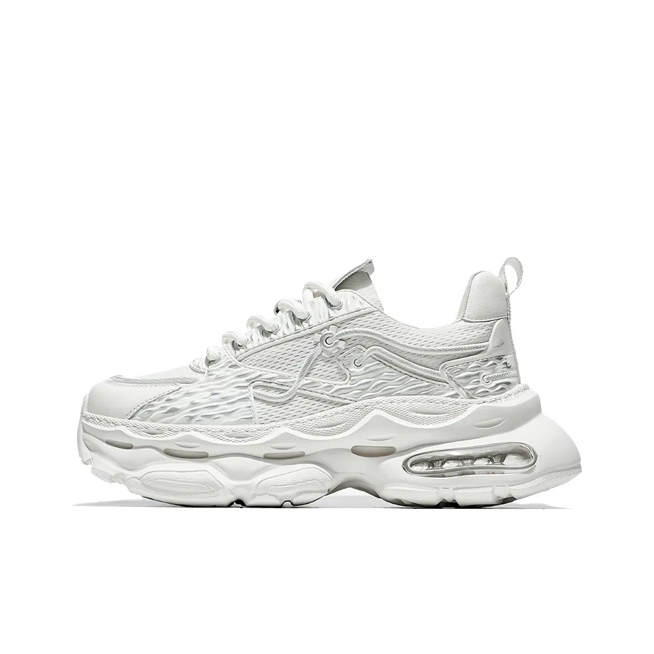 MOERBAI Дышащий Легкий Увеличение Высоты Низкий Топ Толстая Подошва Кроссовки Унисекс