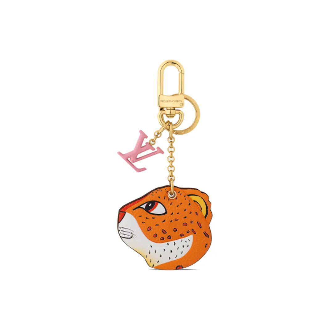 LOUIS VUITTON X Sun Yitian Animogram Leopard Key Holder And Bag Charm