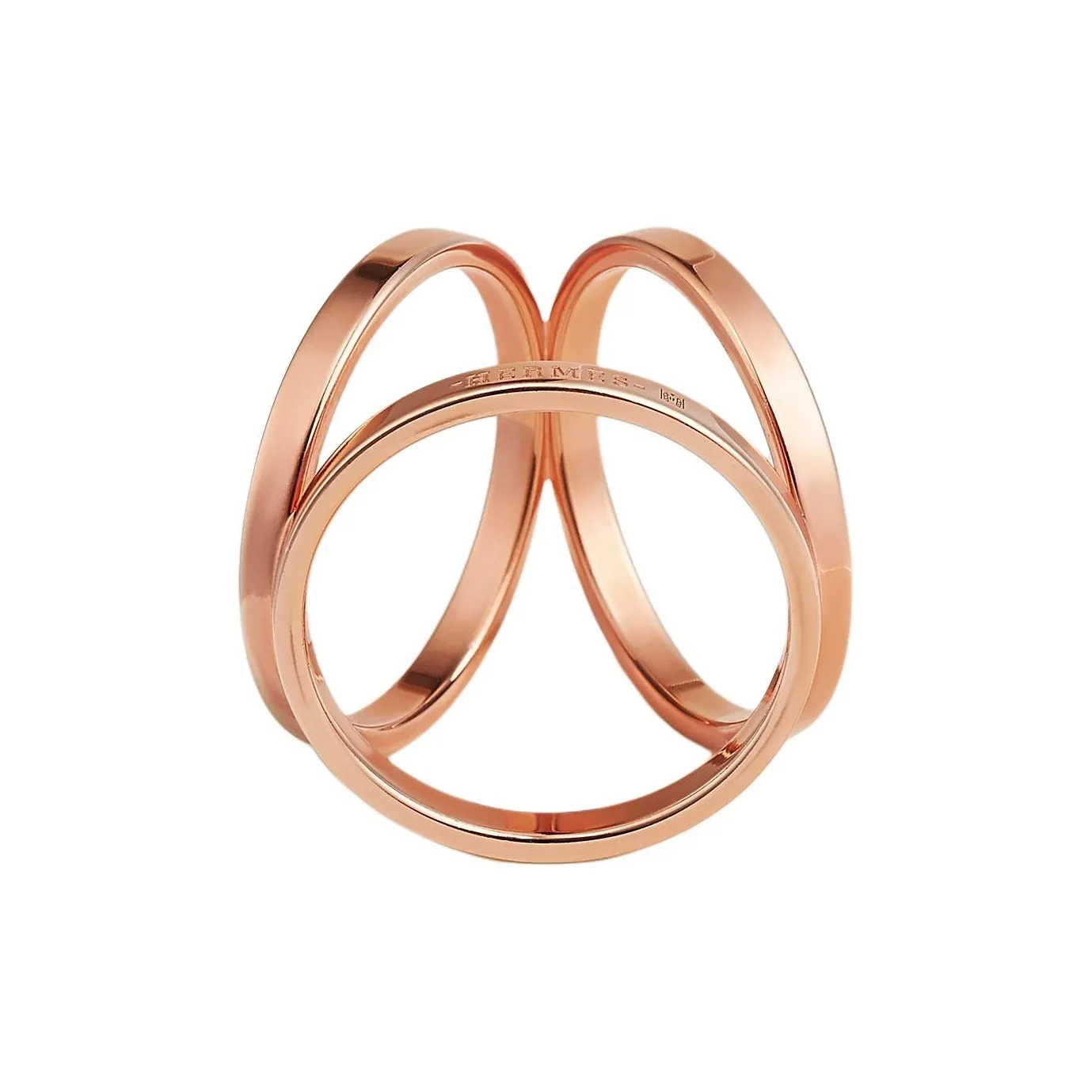 HERMES Шелковый шарф с нижним зажимом женский золотой