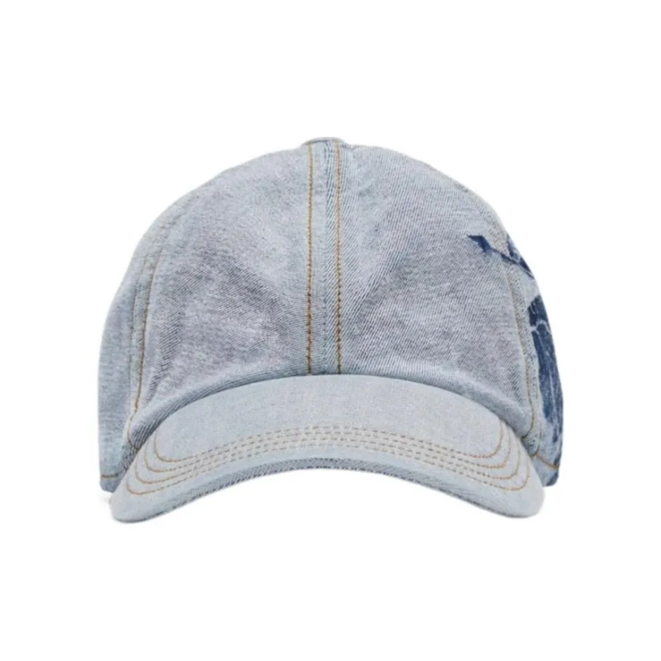 Burberry Logo print Denim Baseball Cap