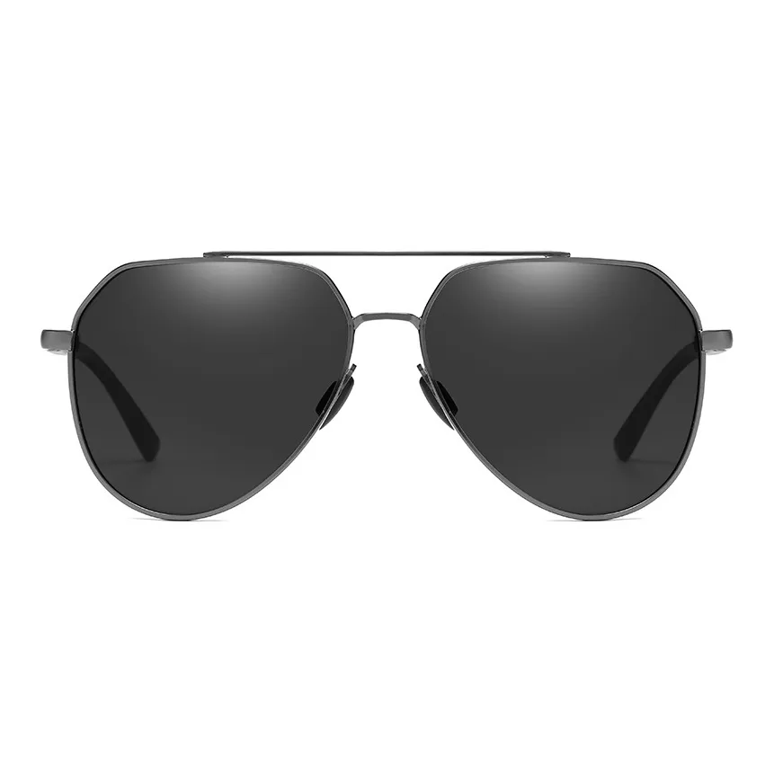 Thunder Pailong Сплав Aviators Солнцезащитные очки Унисекс Черный Серый Металл Золото