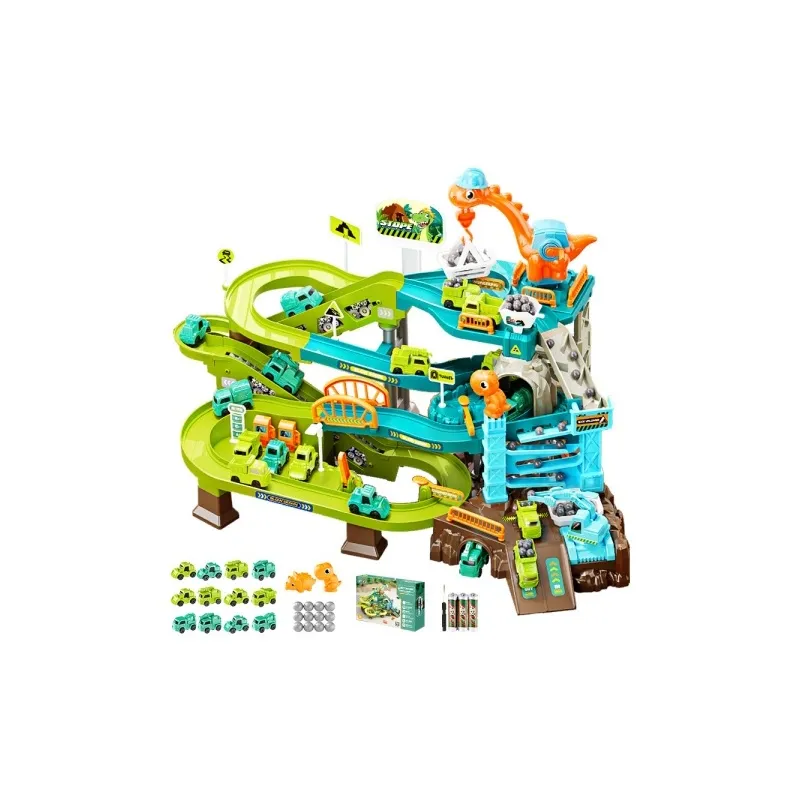 Bergers Динозавр Car Дорожка Приключение Электрический Инженерия CHALLENGE Развивающие игрушки