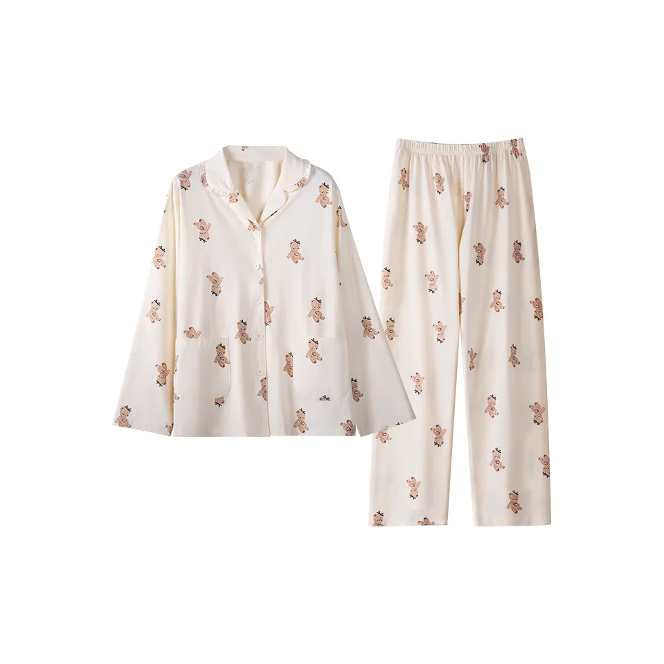 H YXIANG Пижамный комплект женский шампанское