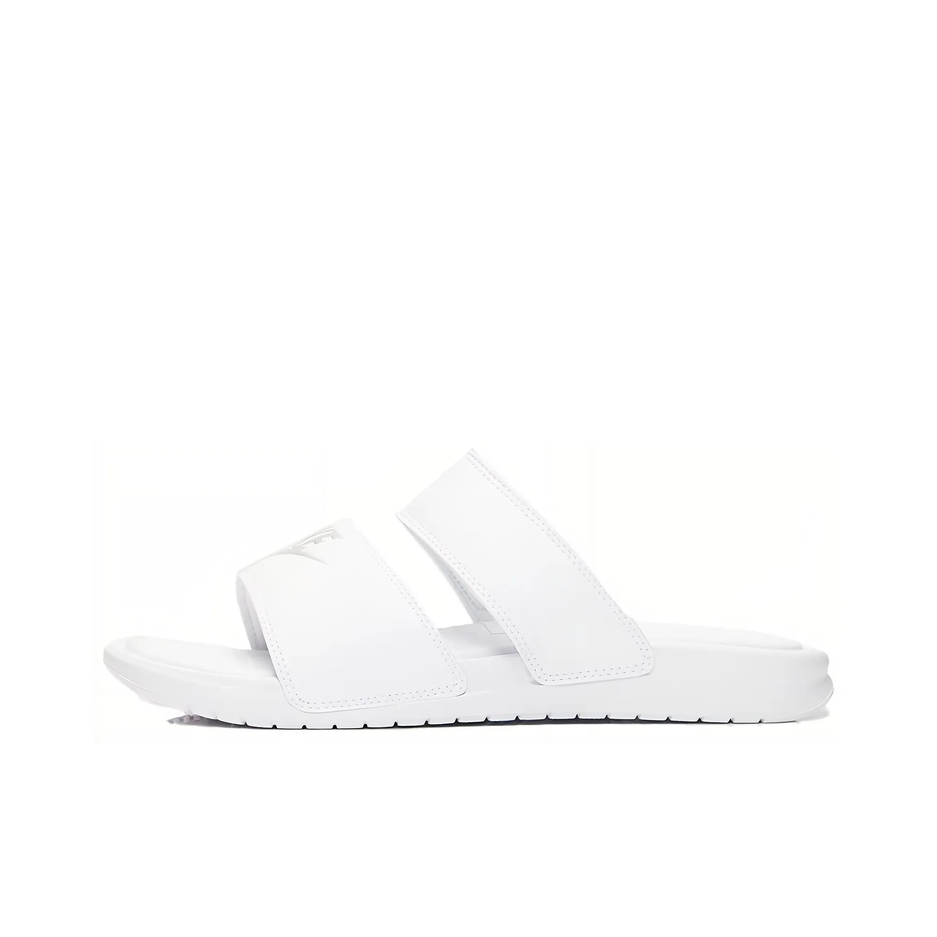 Nike Benassi Duo Ultra White Metallic Silver Women's