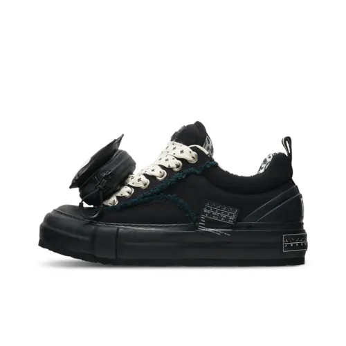XVESSEL Кроссовки для скейтбординга Low Top Черные Унисекс