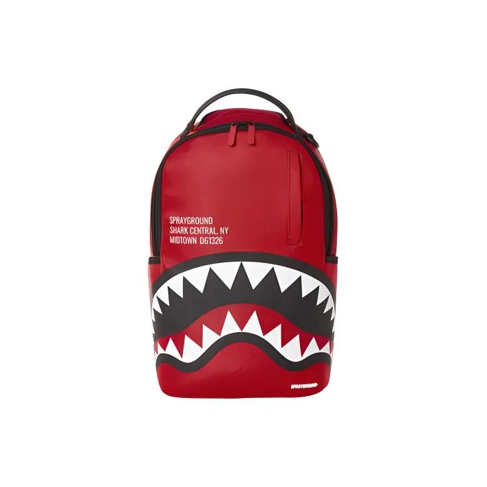 SPRAYGROUND Artificial Leather Backpack Regular Unisex Red