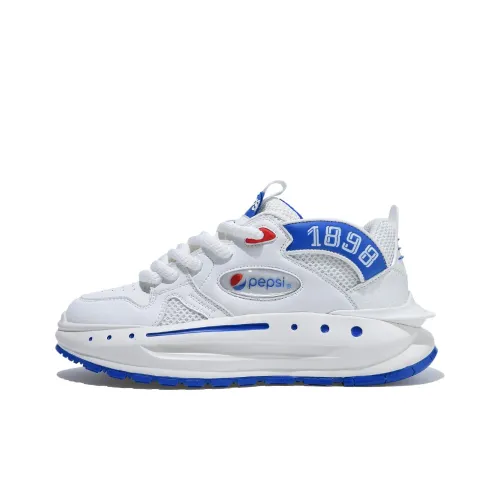 pepsi Кроссовки для скейтбординга Low Top Белый и Синий Цвет Мужские