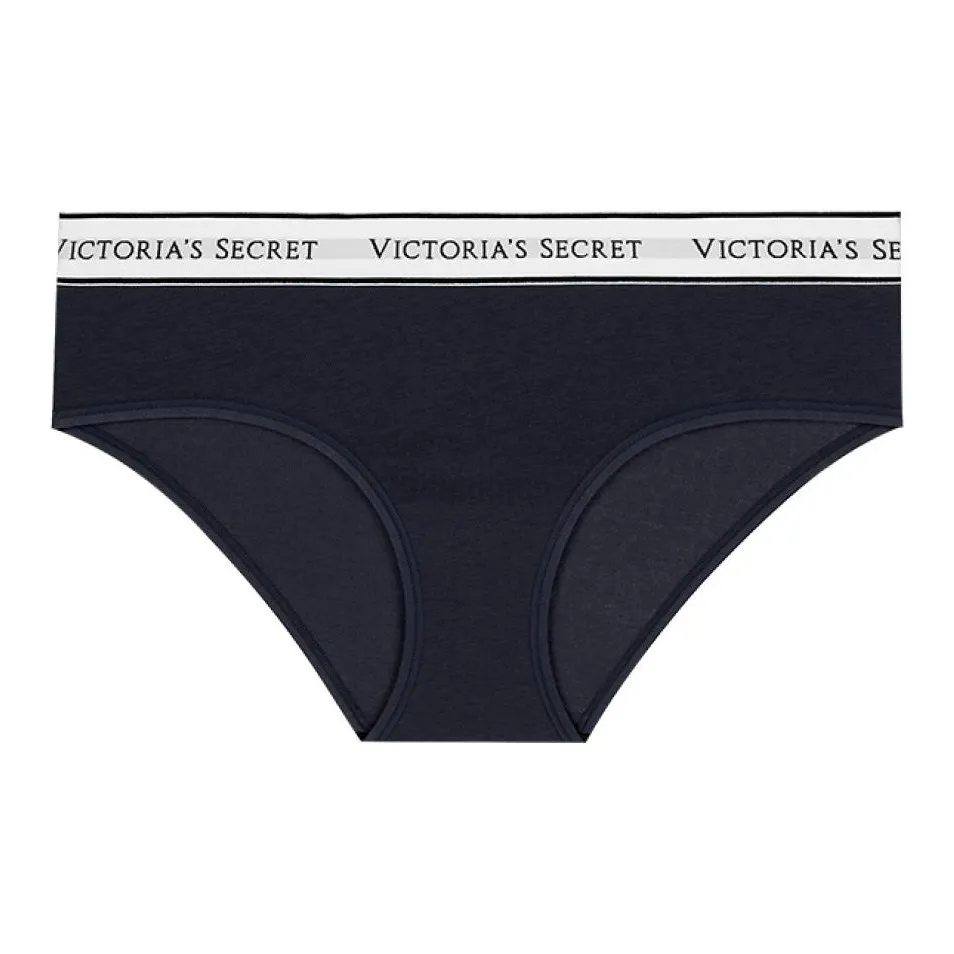 Victoria's Secret Письмо Ремень Удобный Нижнее белье Женское 1 Пачка Глубокий морской синий