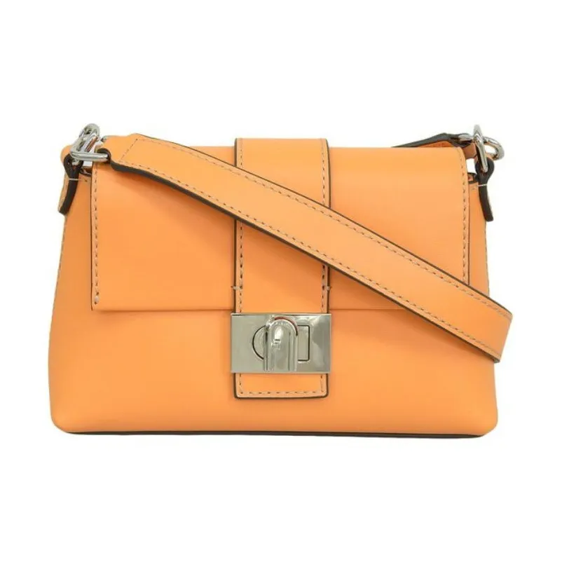 Furla CHARLOTTE Кожа Сумка через плечо Мини Женская Закат Желтый