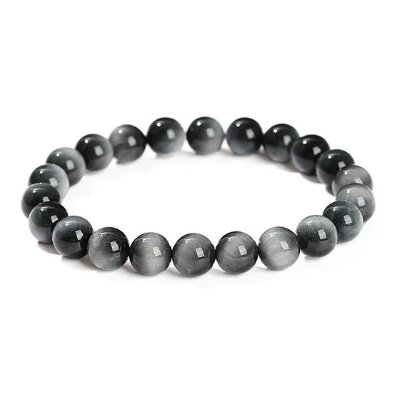 KING TAI SANG Браслеты с камнем "соколиный глаз" Унисекс