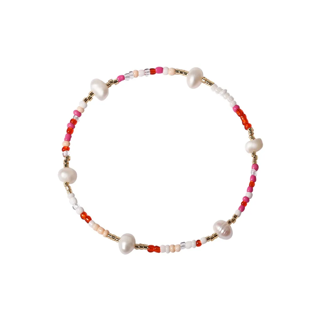 7IN Акрил Анти-Жемчужные Бусины Ручной Работы Браслеты Женские