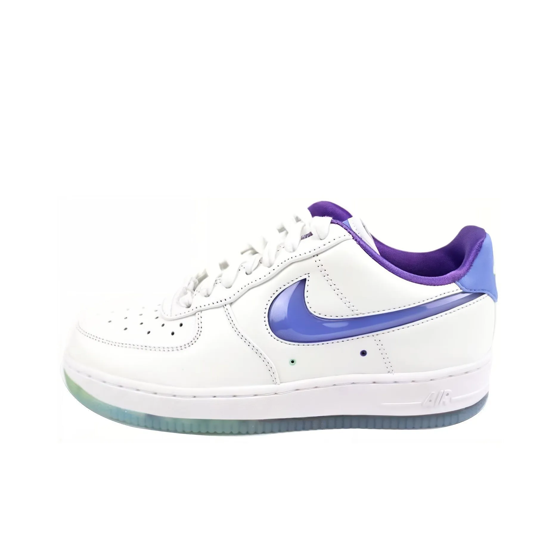 Nike Air Force 1 Skateboard Shoes Women's Low Top White/Purple
