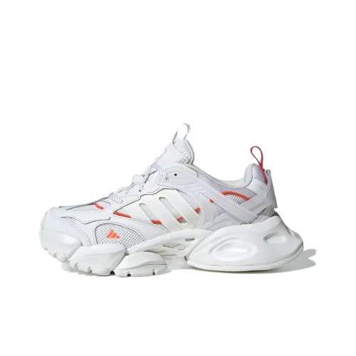 Adidas XLG RUNNER DELUXE Беговые кроссовки Низкие Белый/Ярко-белый/Semi Impact Апельсин Унисекс