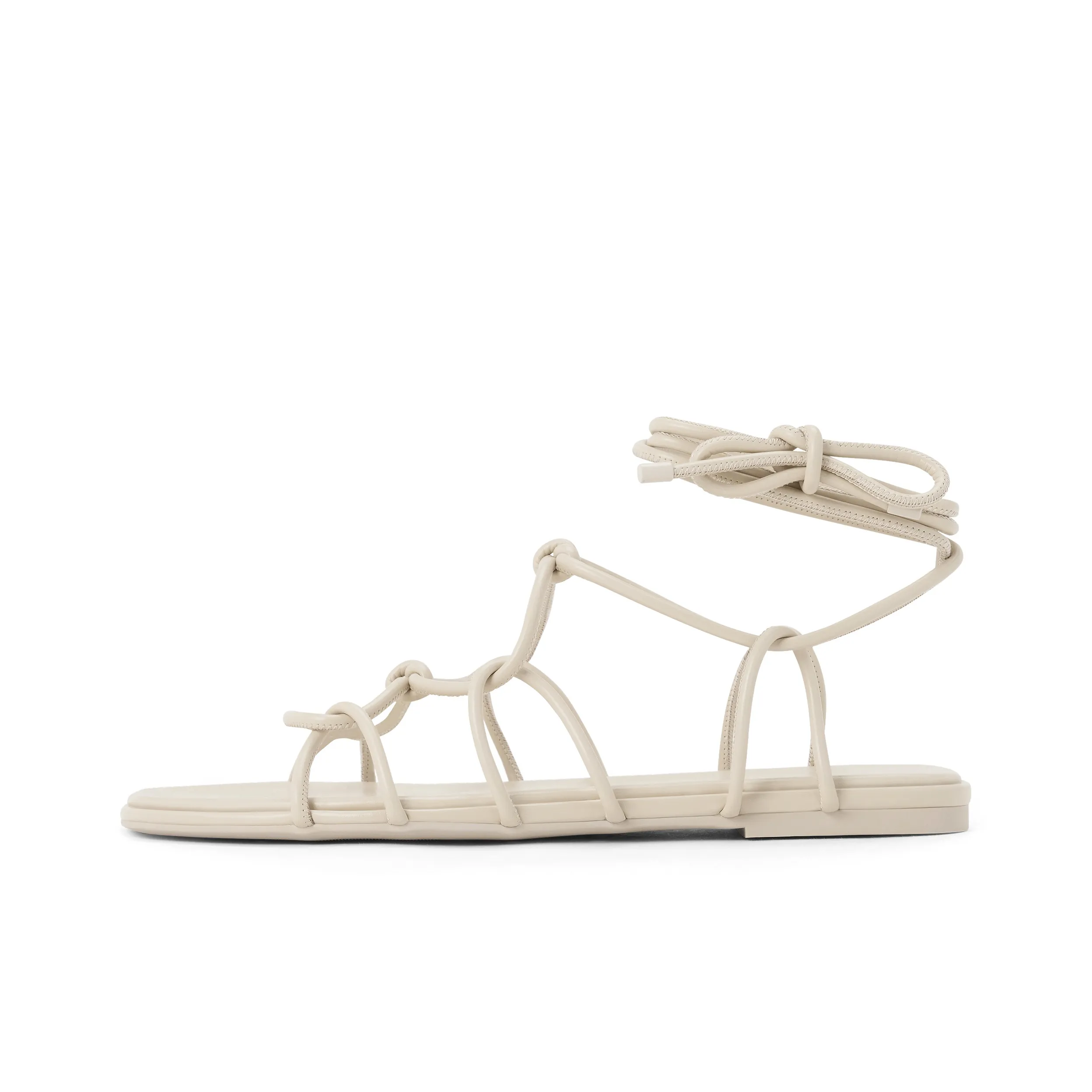 CHARLES KEITH Маленький ck one Ремень Сандалии 1,3 см Женские Бежевый черный