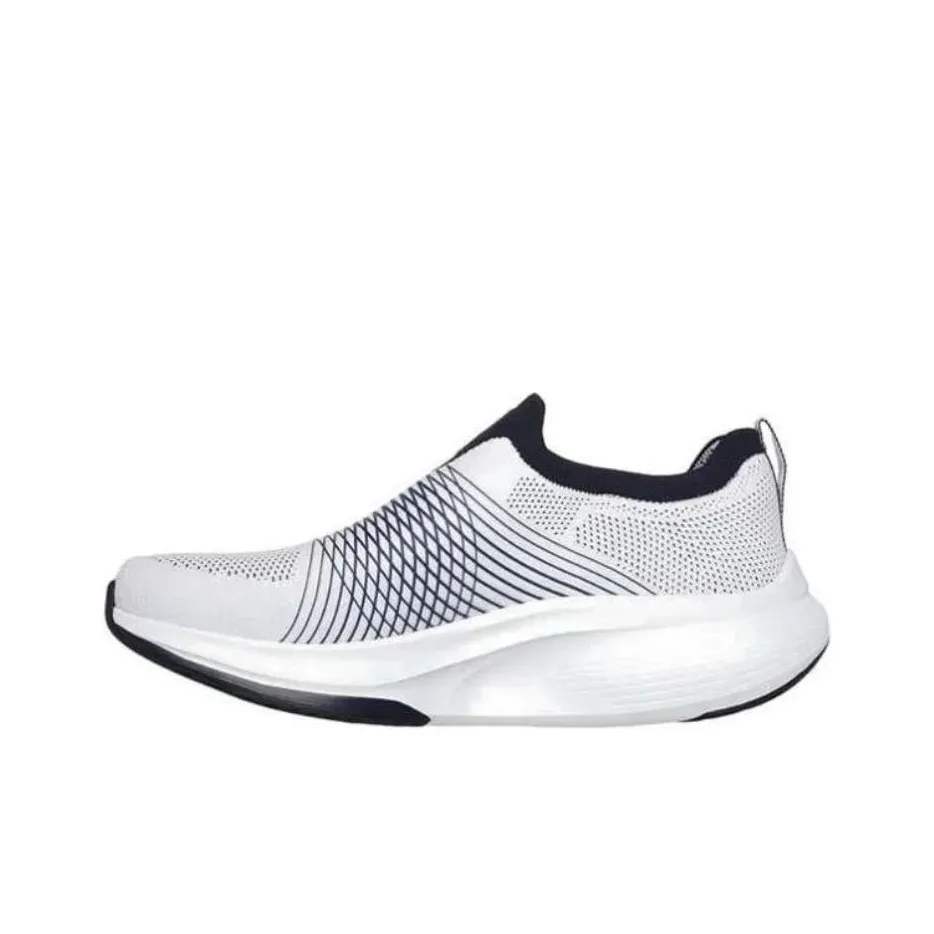 Skechers GO WALK Cushioning Wear-Resistant Breathable Lightweight Rebound Low-Top Casual Shoes Men's White Blue