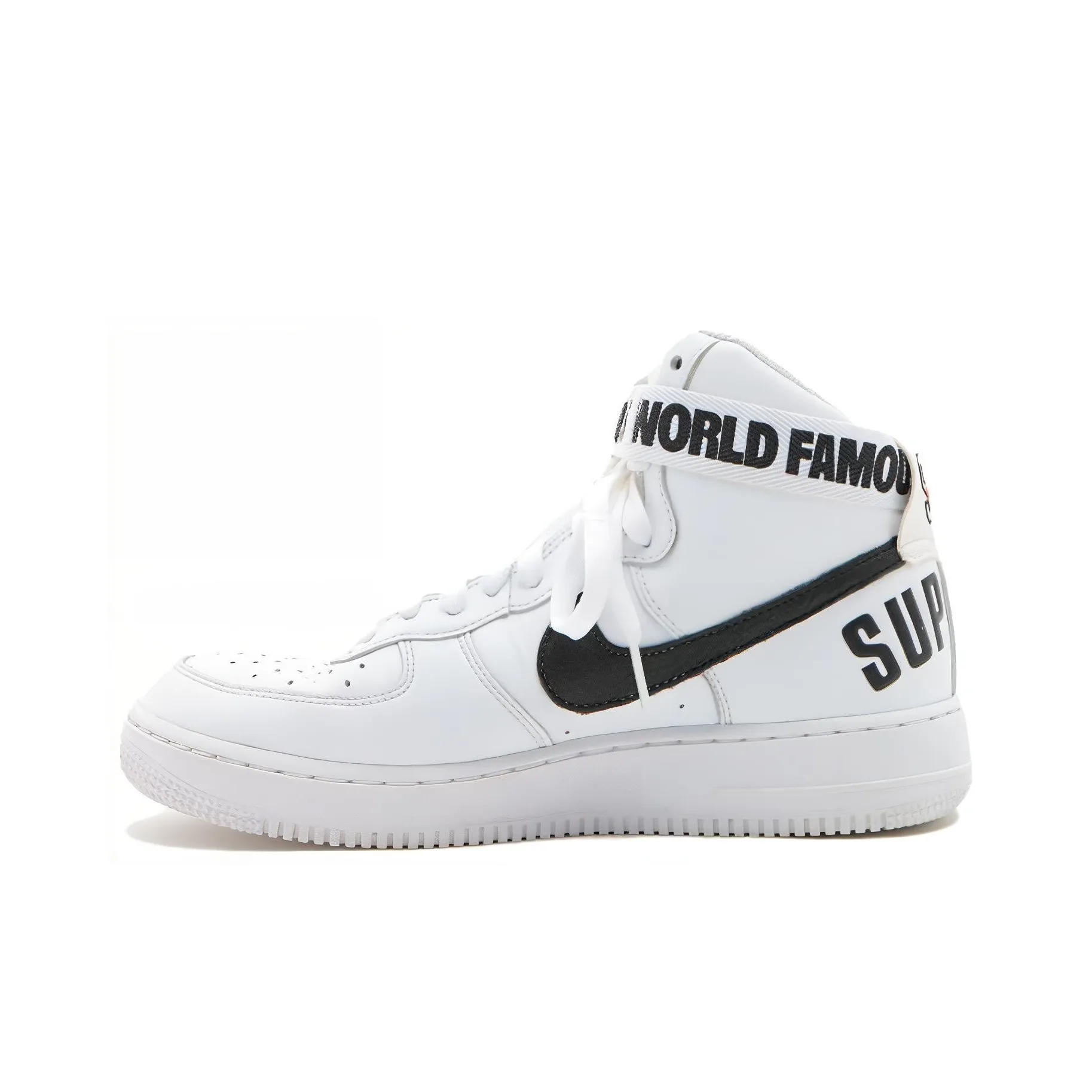 Nike Air Force 1 High Supreme World Famous White