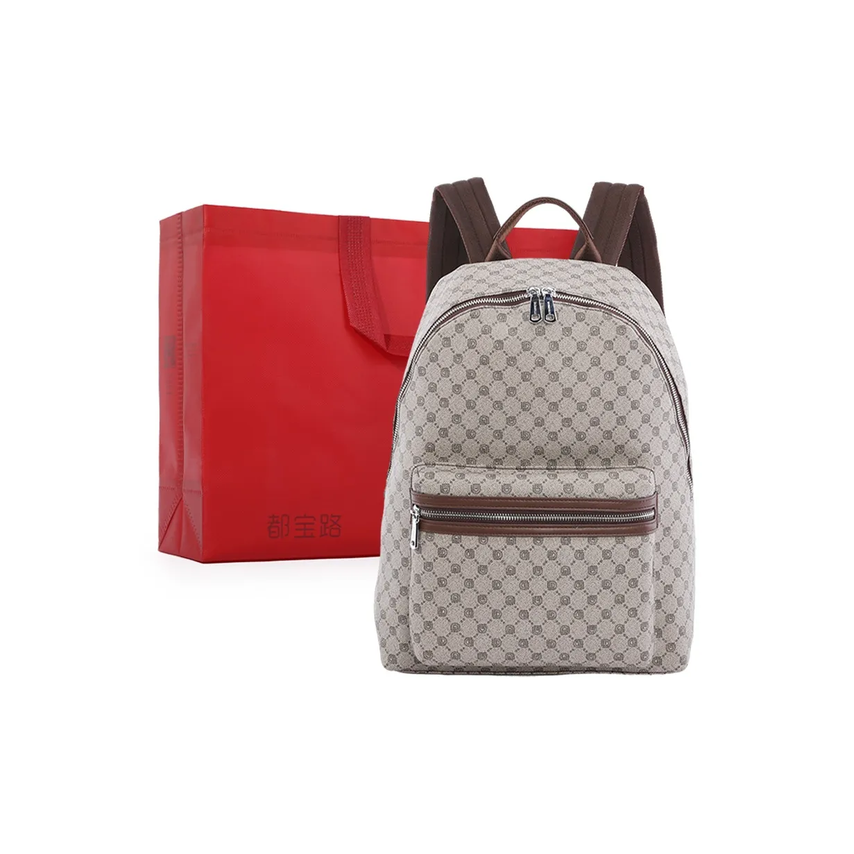 Dubaolu PVC Carry Рюкзак Большой Мужской Хаки