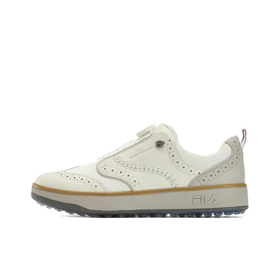 FILA GF Derby Low Top Golf Shoes Men's Ecru