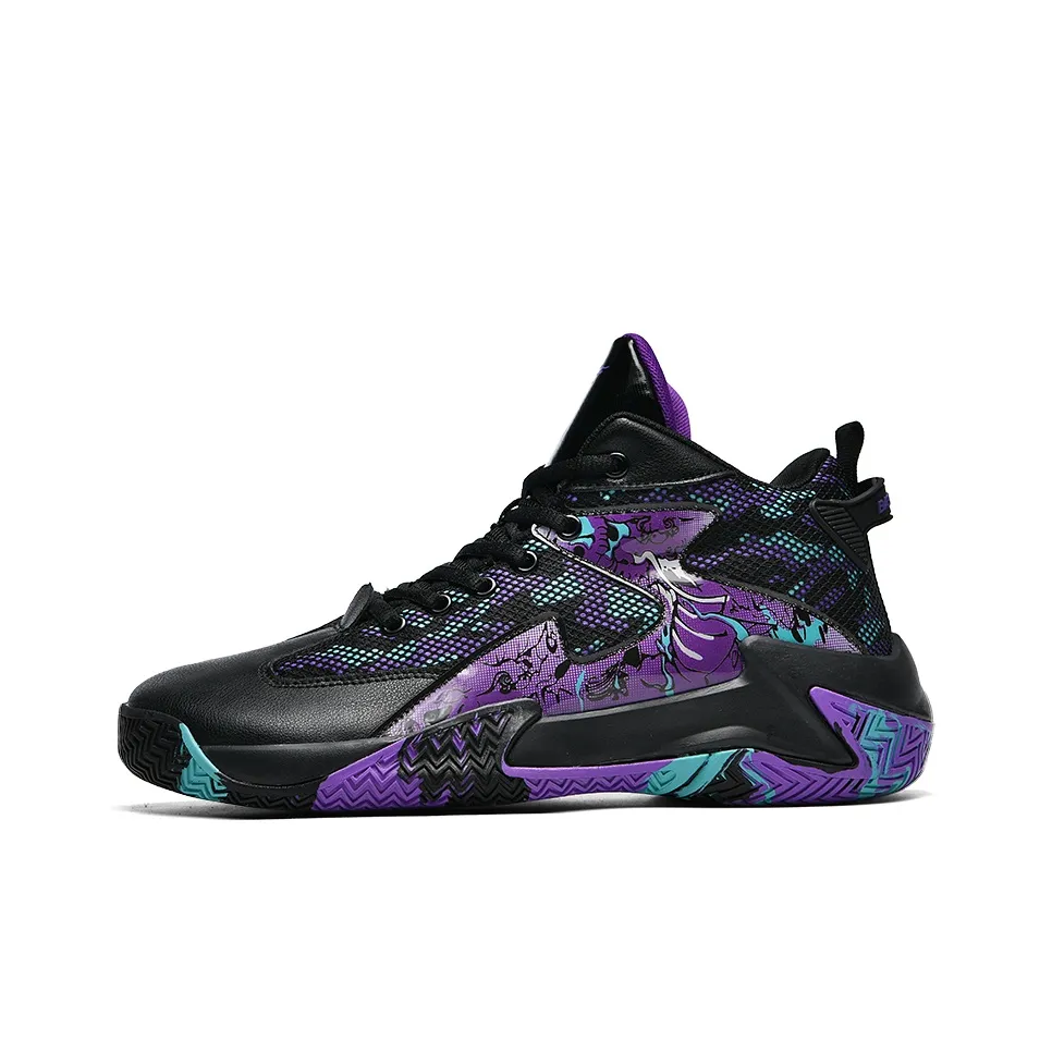 Prince McQueen Амортизаторы Shock Slip-resistant Abrasion-resistant High Топ Баскетбольные кроссовки Мужские