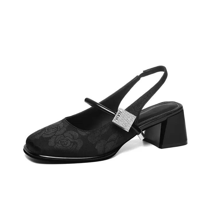 Golden Silk Rabbit Туфли Мэри Джейн с грубым каблуком 6,0 см женские