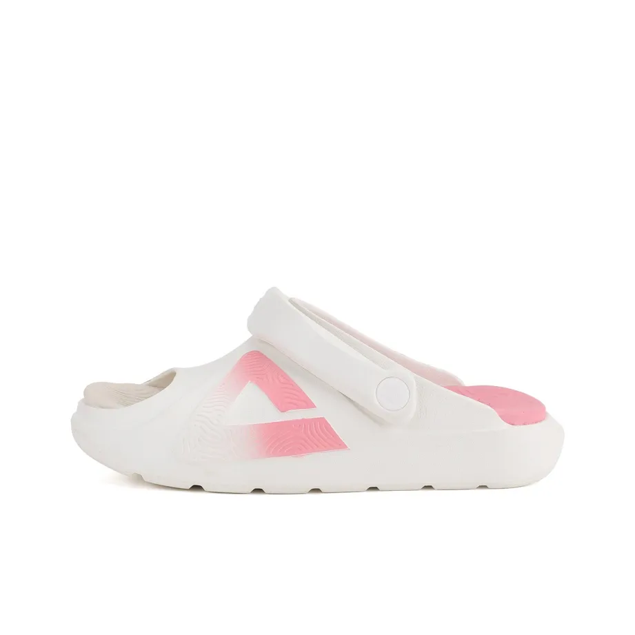 PEAK Slide Slippers Women's Beige White Pink