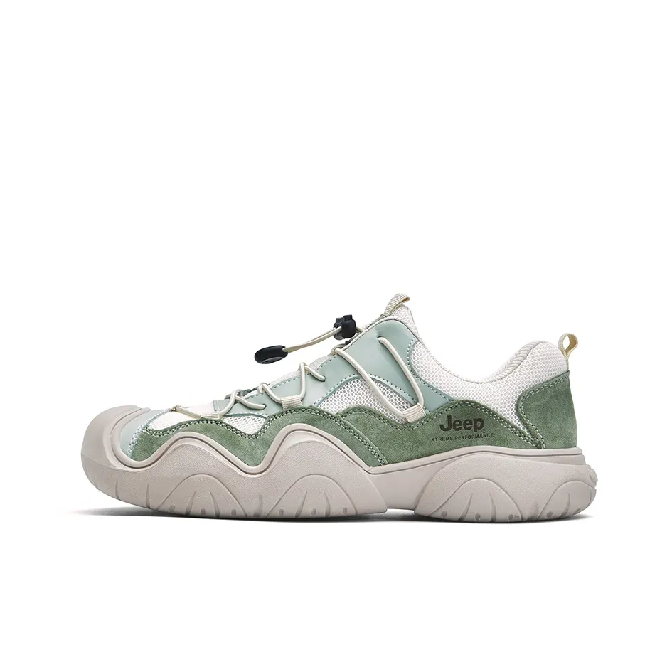 Jeep Low Top Outdoor Shoes Unisex Green