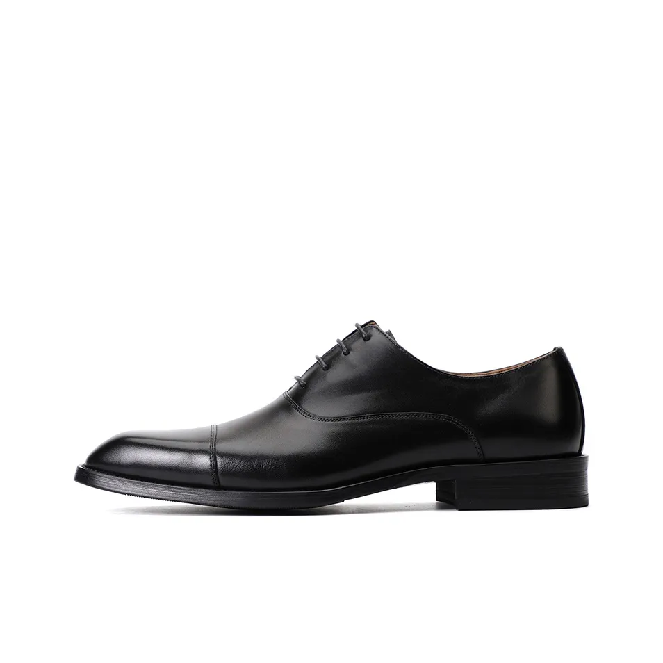 ASTON M.JAZZ Dress Shoes Men's Low Top Black/Brown/Green