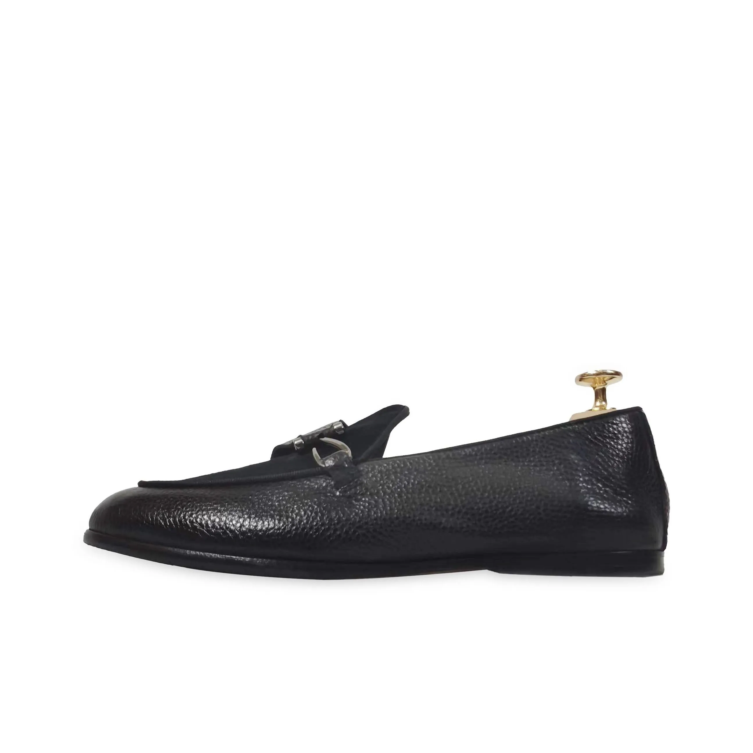 ANTONIO BAREZZI Loafers Men's Black/Green/Navy Blue