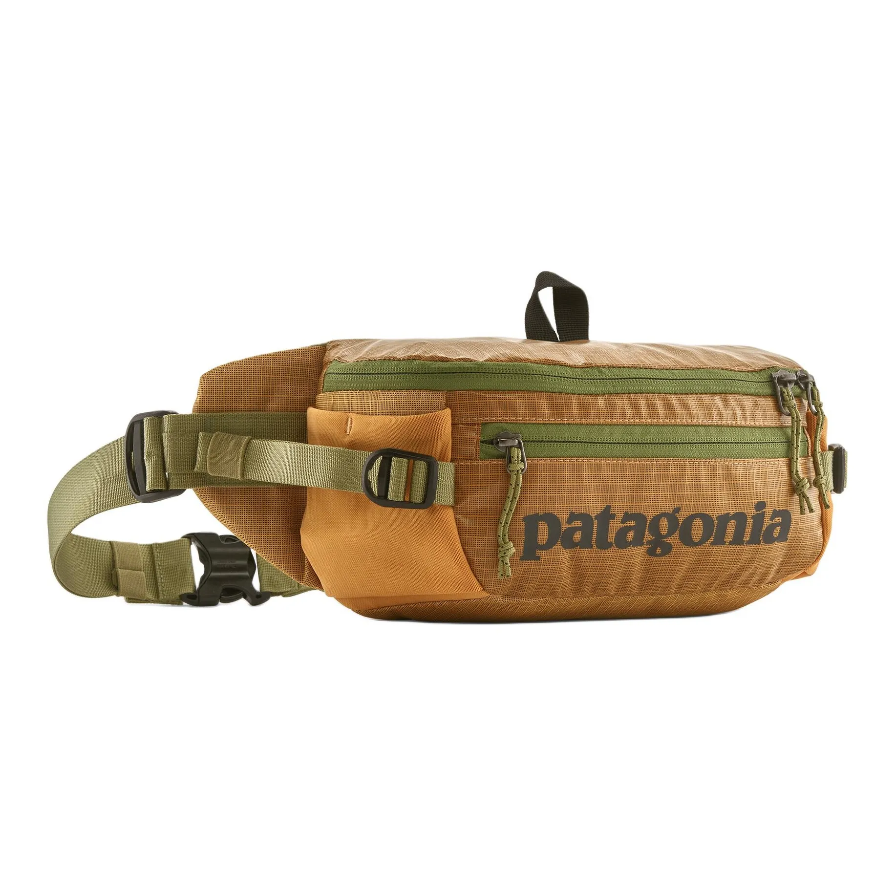 Patagonia Fanny Pack Outdoor Bag Recycled Polyester With TPU Pufferfish Gold Unisex