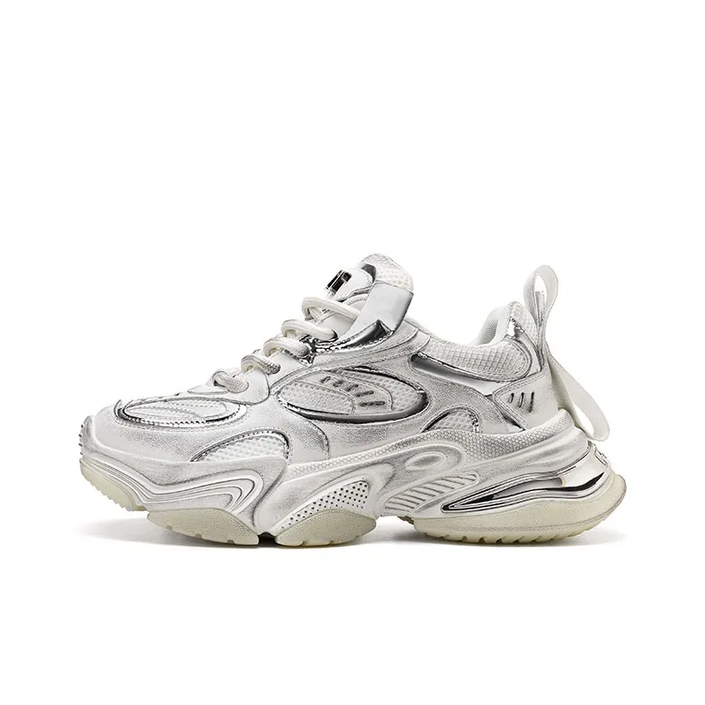 Pmt Nirvana серия массивные кроссовки с низким верхом Dirty Silver унисекс