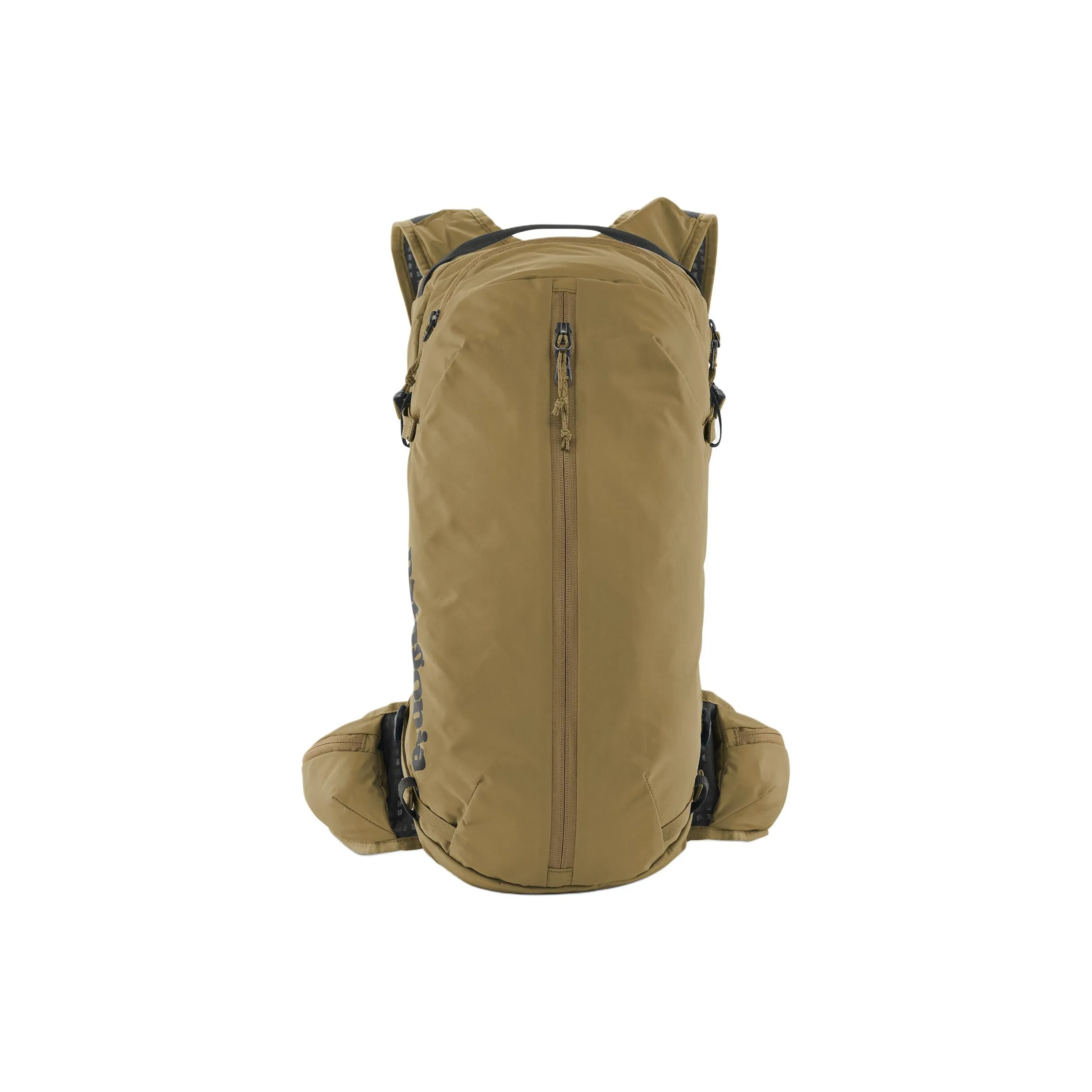 Patagonia Outdoor Mountaineering Bag Backpack Recycled Nylon With Polyurethane Tan Unisex