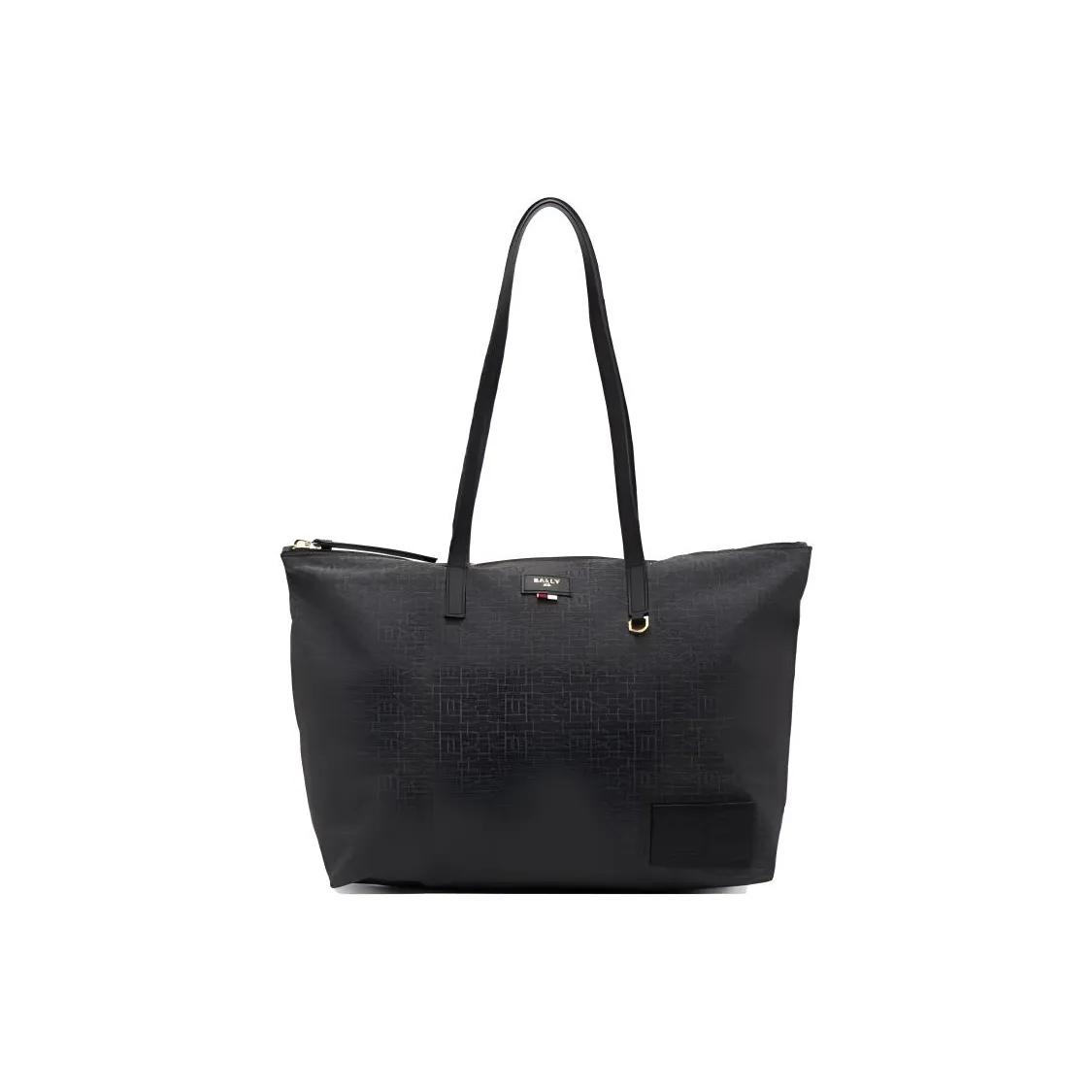 BALLY Ткань Тоут Сумка Сумка для покупок Сумка на плечо Унисекс Черный