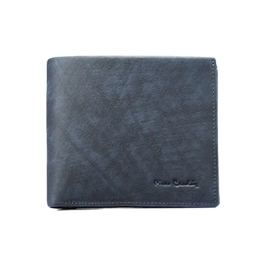 PIERRE CARDIN Телячья кожа Мужской кошелек Fashion Business Стандартный Мужской Серый Синий