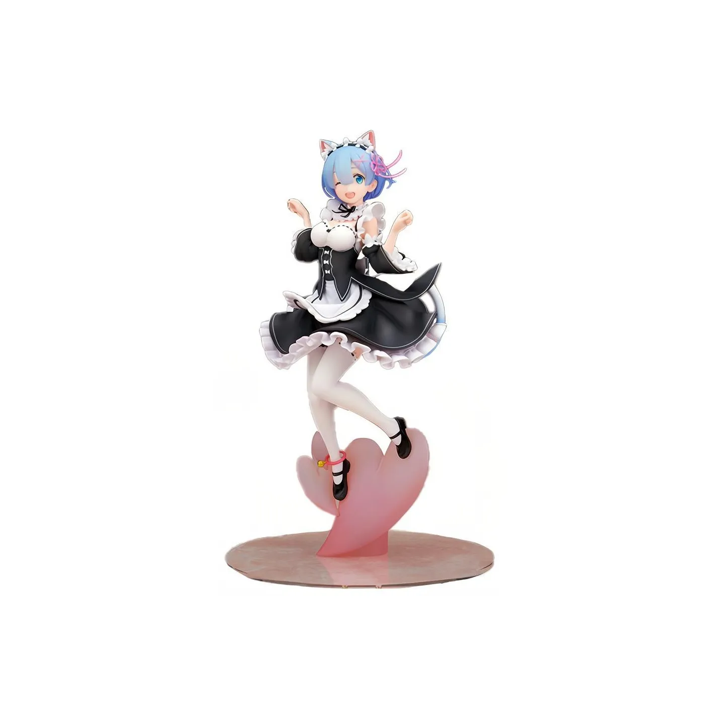 MegaHouse Rem Zero − Starting Life In Another World Rem with cat Eared Maiden 24cm Scale Figures
