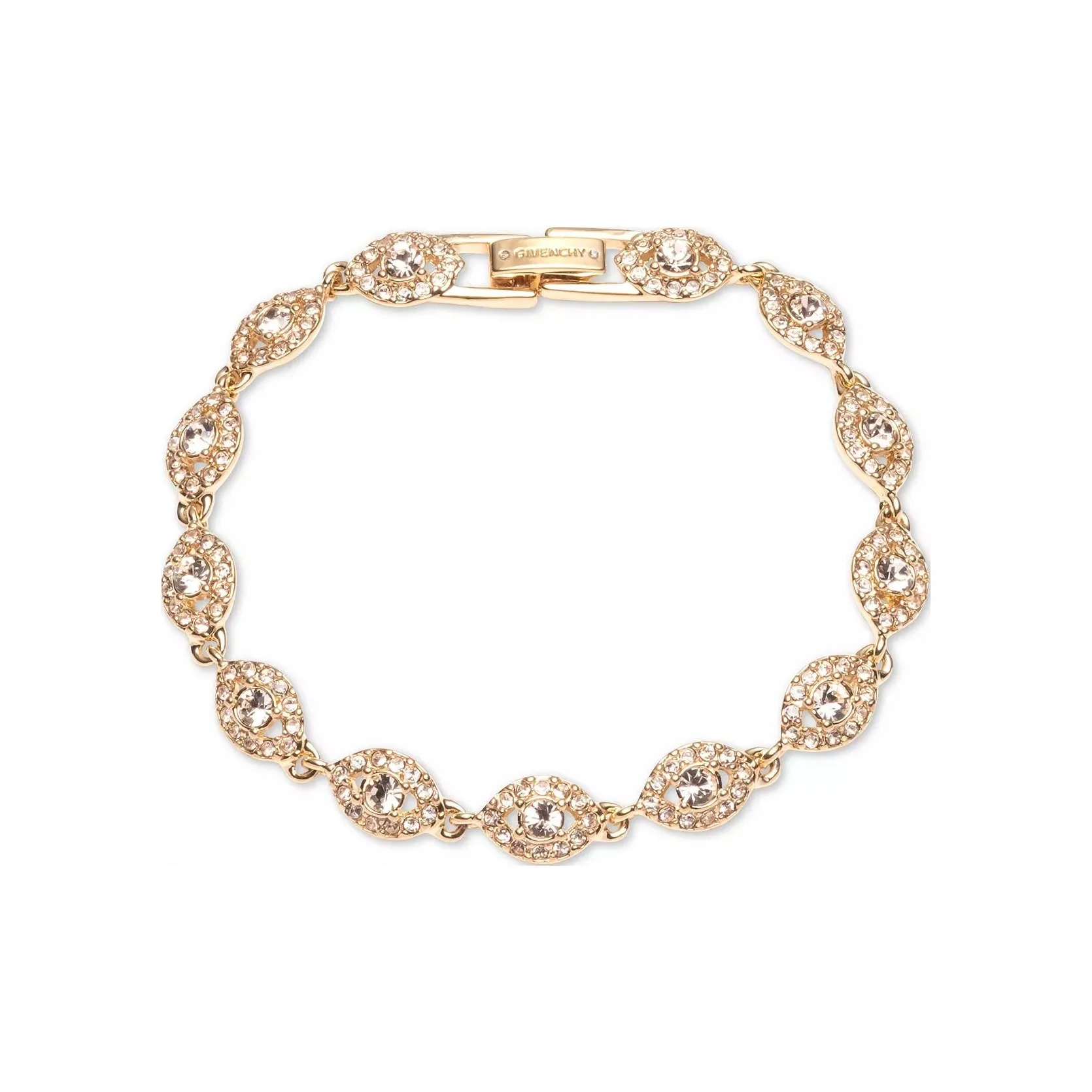 Givenchy Crystal, Metal Bracelets Women's Gold/Silver