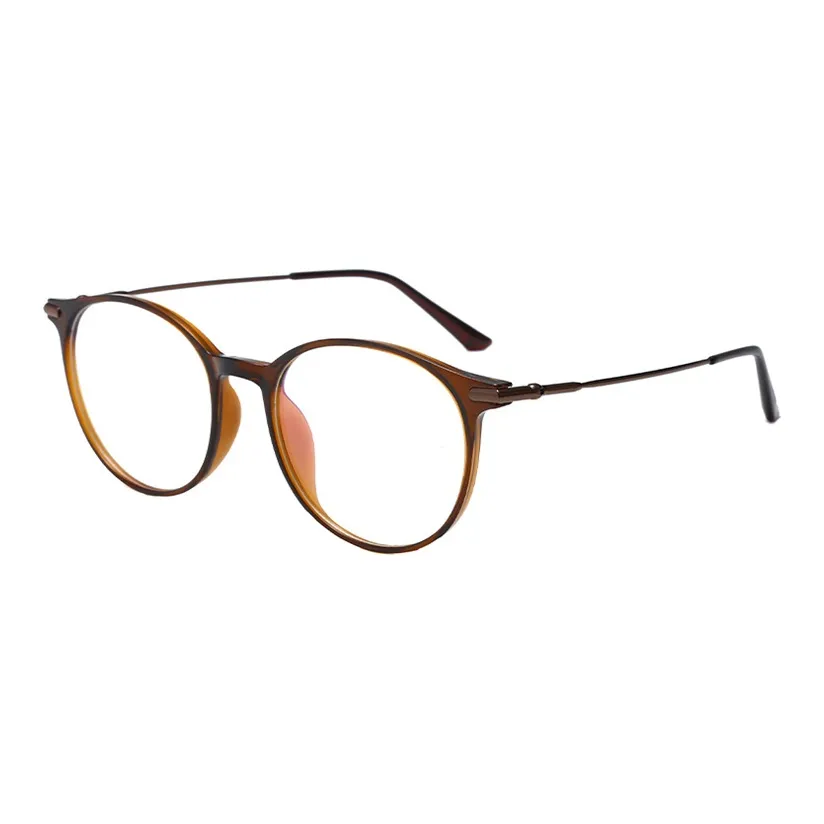 BSELEON TR Памятный пластик Круглые Оправы для очков Унисекс