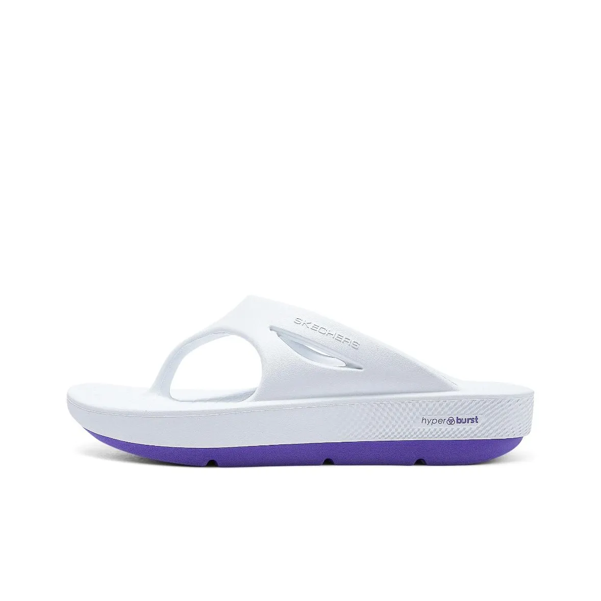 Skechers ON THE GO Устойчивые к истиранию Шлепанцы Женские Белые Фиолетовые