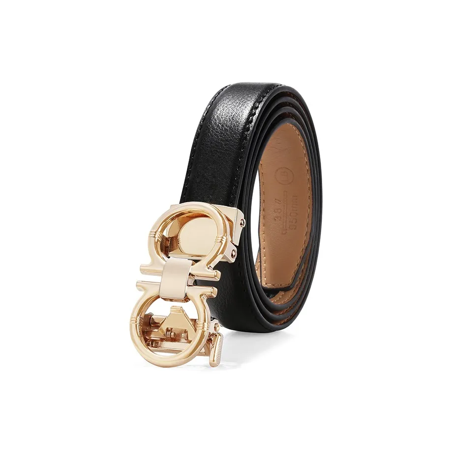 TUCANO Минималистский стиль Тонкий Автоматическая застежка Ремни из спилочной коровьей кожи Женские 2,3 см