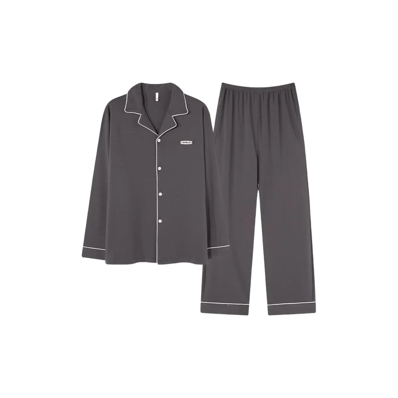 MIIOW Pajama Set Men's Medium Gray