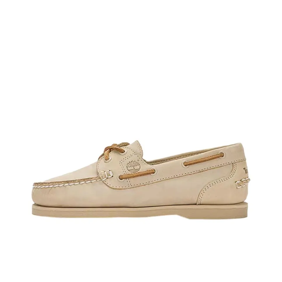 Timberland Bow-detail Leather Boat Shoes