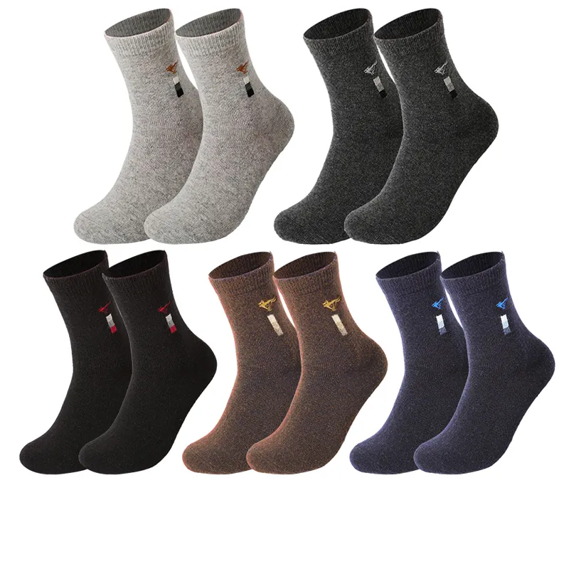 SEPTWOLVES Mid Calf Socks Men's 5 Pack Gift Box Set