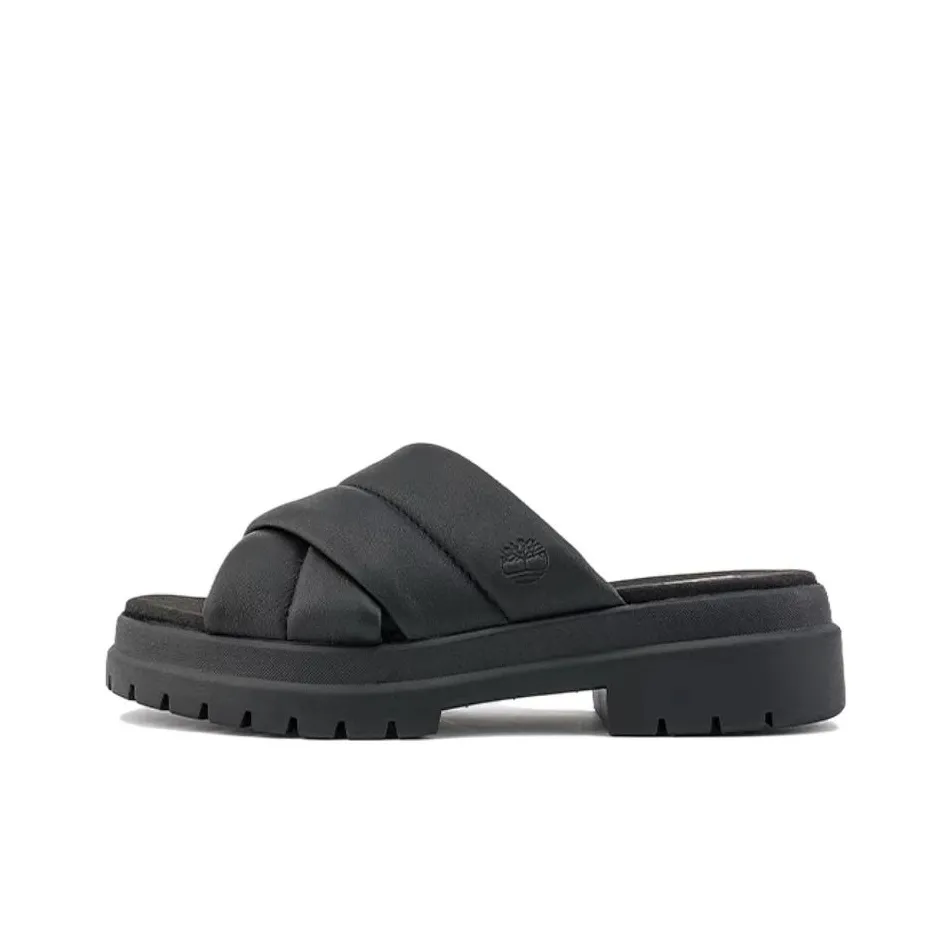 Timberland Slip Resistant Abrasion Resistant Slide Slippers Women's Black