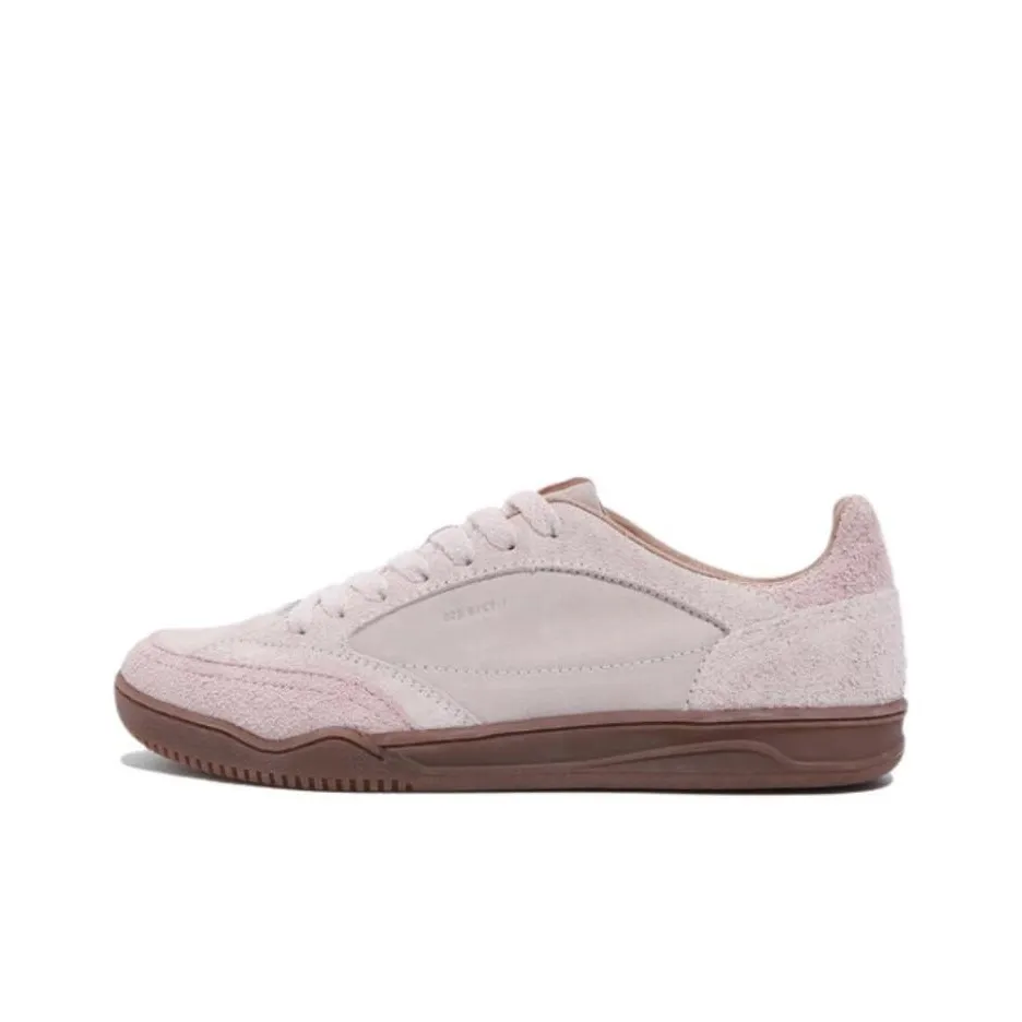 FILA Slantshot Low Top Skateboard Shoes Unisex Pink Korean Style