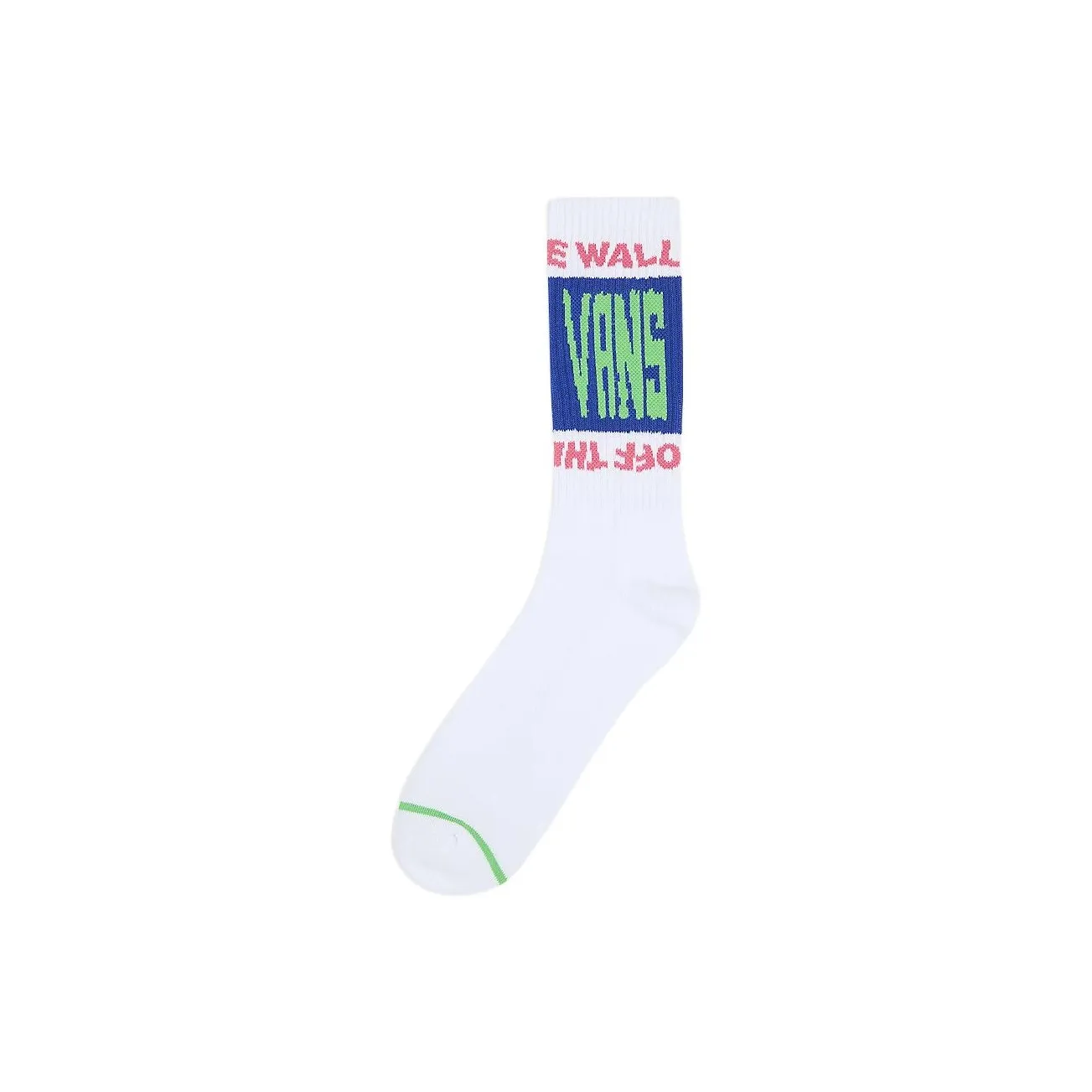 Vans Whammy Crew Mid Calf Socks Men's 1 Pack White