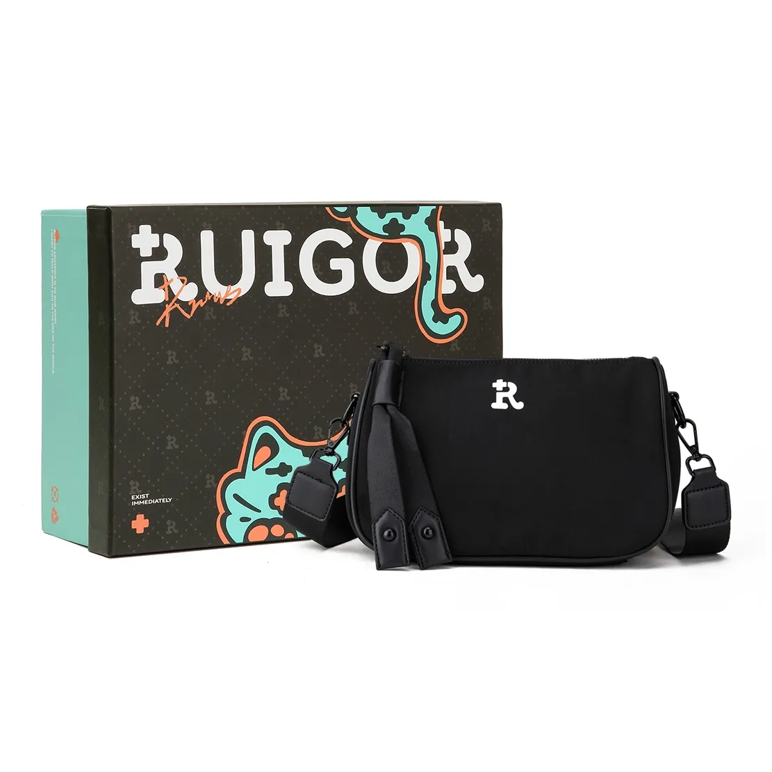 RUIGOR Подушка Сумка Сумка через плечо Стандартная Унисекс Черная