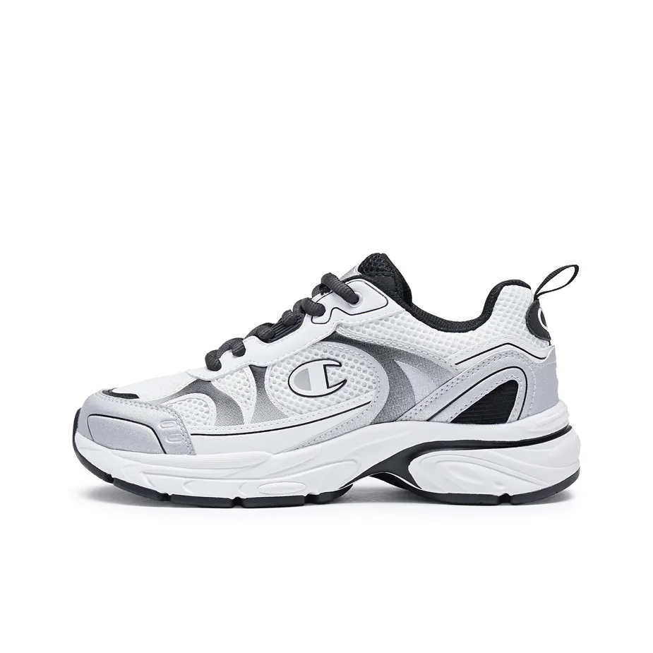 Champion Износостойкие противоскользящие беговые кроссовки унисекс серебряные